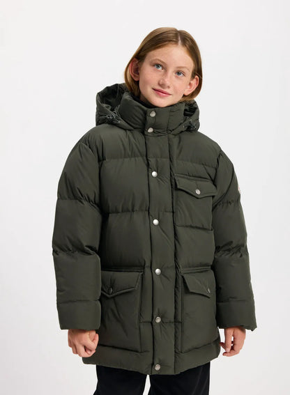 Children's winter down jacket Soal kaki