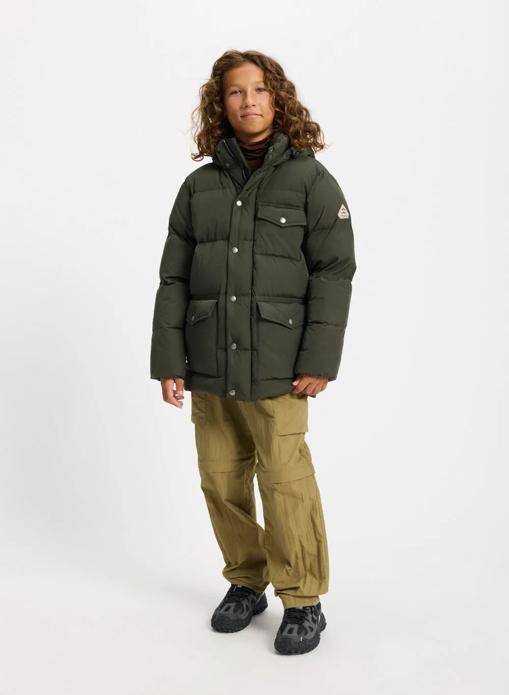 Children's winter down jacket Soal kaki