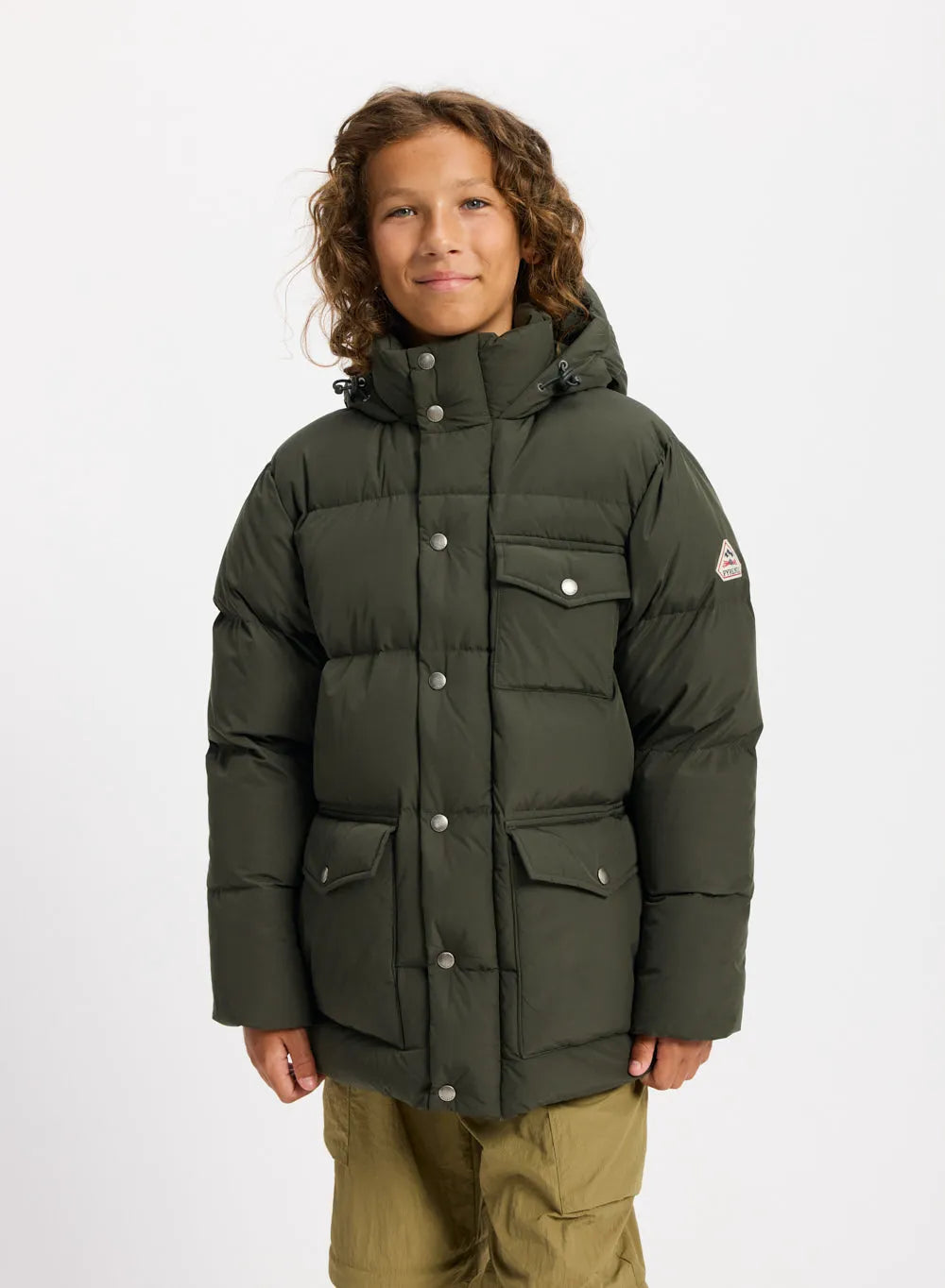 Children's winter down jacket Soal kaki
