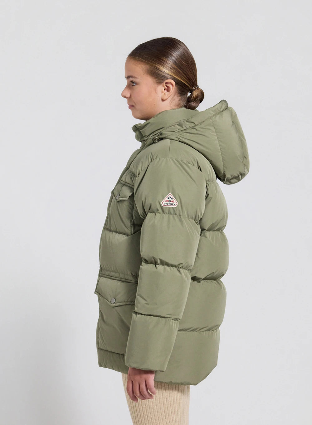 Children's winter down jacket Soal light khaki