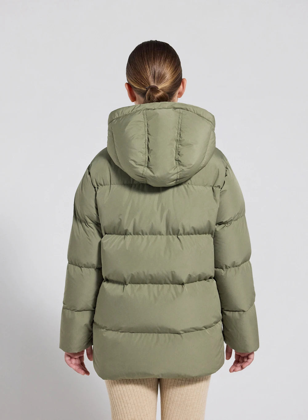 Children's winter down jacket Soal light khaki