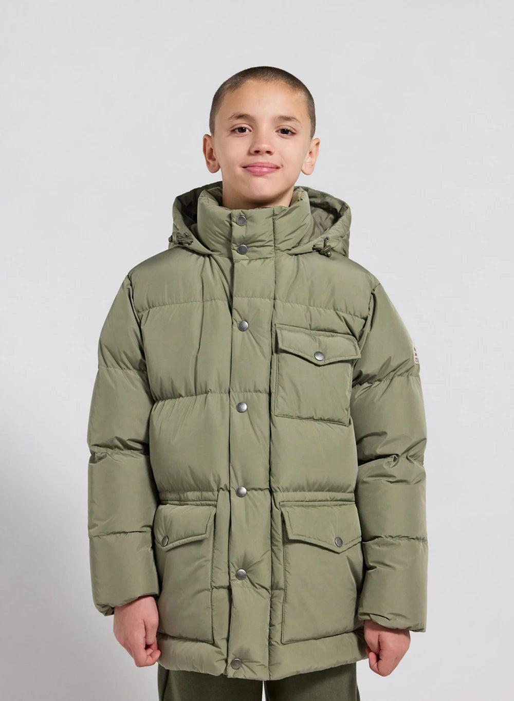 Children's winter down jacket Soal light khaki