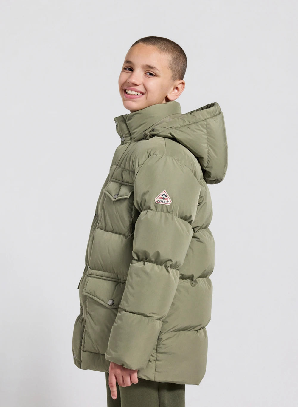 Children's winter down jacket Soal light khaki