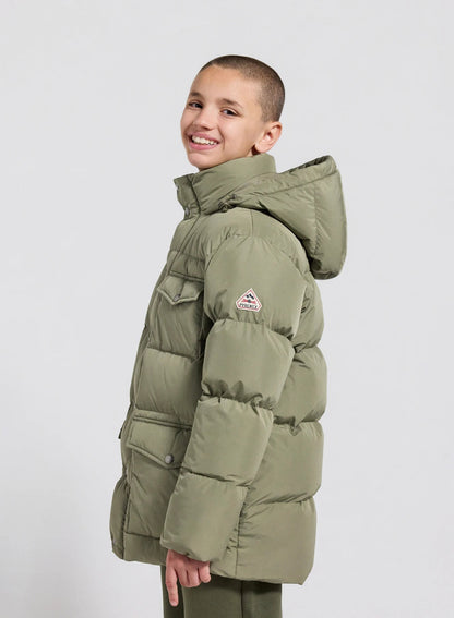 Children's winter down jacket Soal light khaki