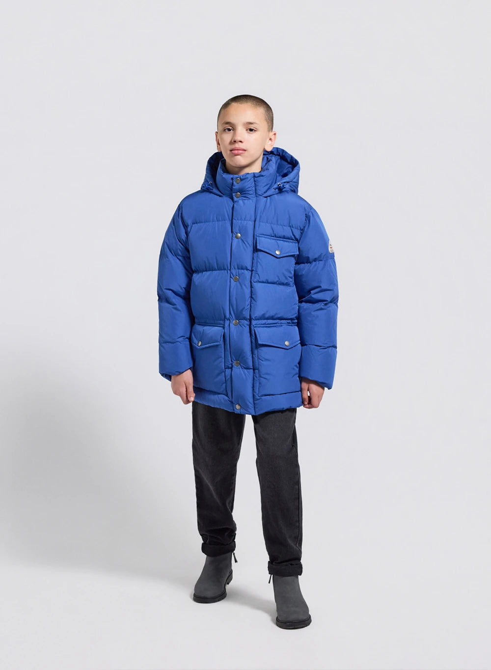Children's blue Soal winter down jacket