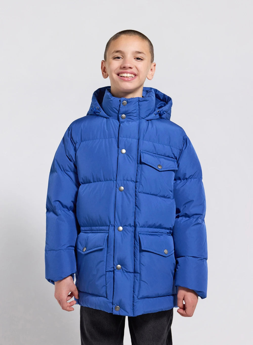 Children's blue Soal winter down jacket