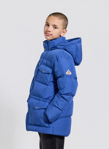 Children's blue Soal winter down jacket