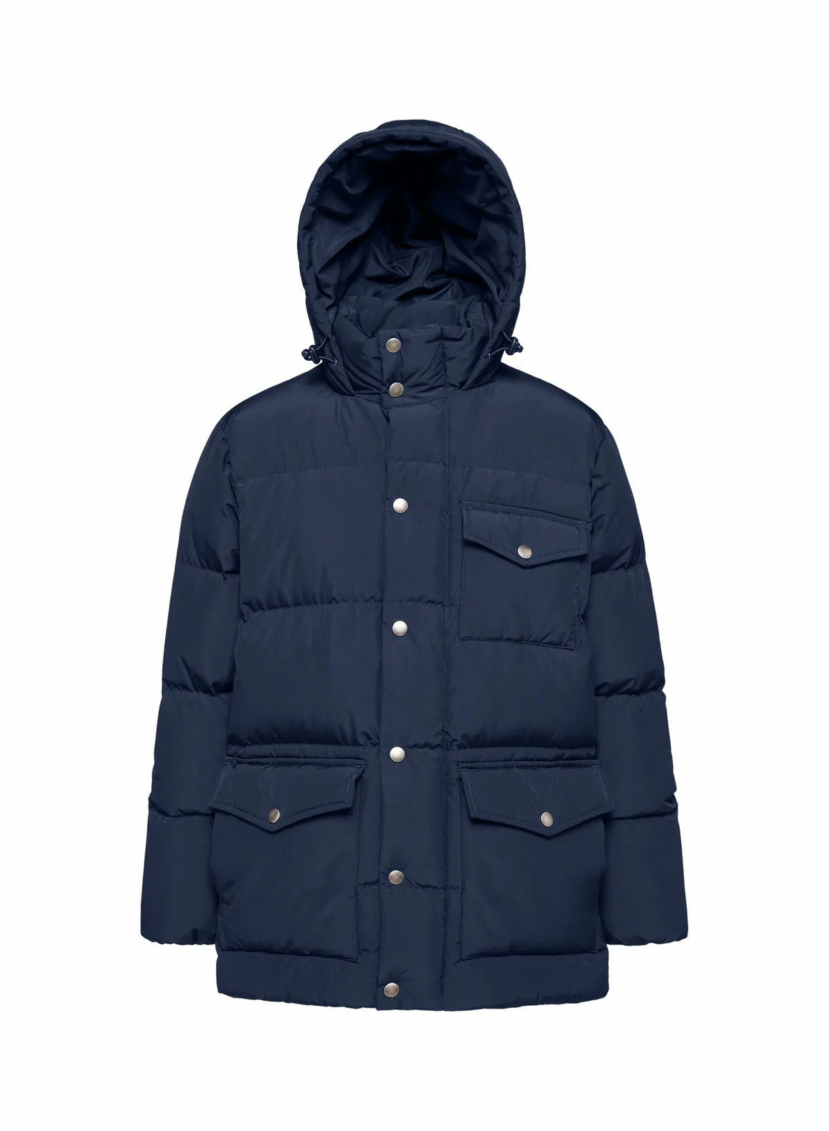 Soal navy blue children's winter puffer jacket