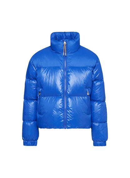 Pyrenex Goldin shiny blue girls' down jacket