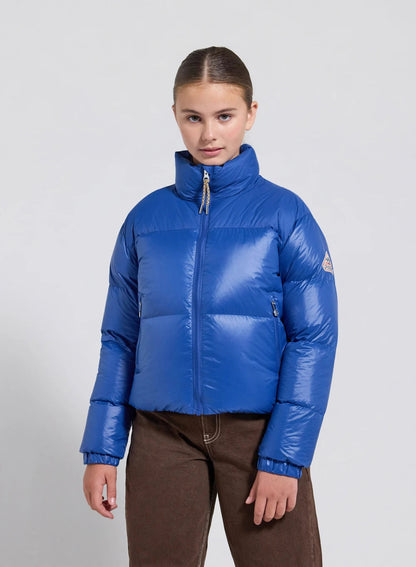Pyrenex Goldin shiny blue girls' down jacket