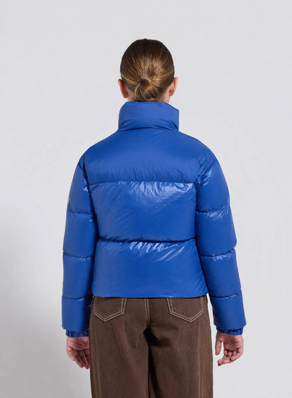 Pyrenex Goldin shiny blue girls' down jacket