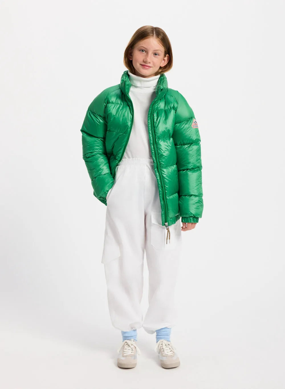 Pyrenex Vintage Mythic green children's down jacket