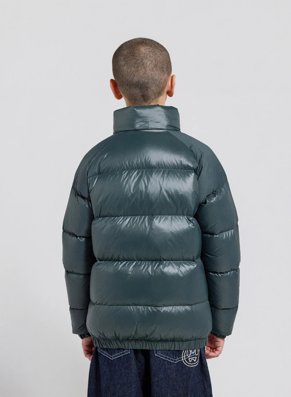 Children's down jacket Pyrenex Vintage Mythic dark green