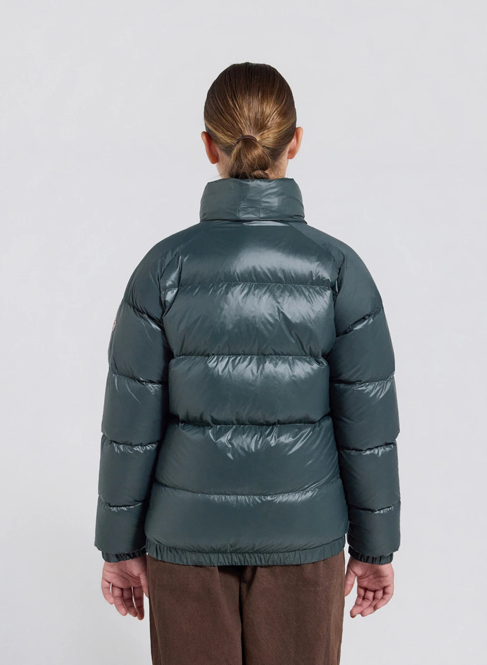 Children's down jacket Pyrenex Vintage Mythic dark green