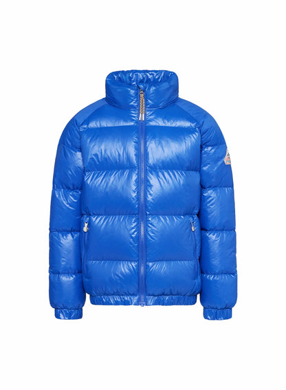 Children's blue Vintage Mythic down jacket by Pyrenex
