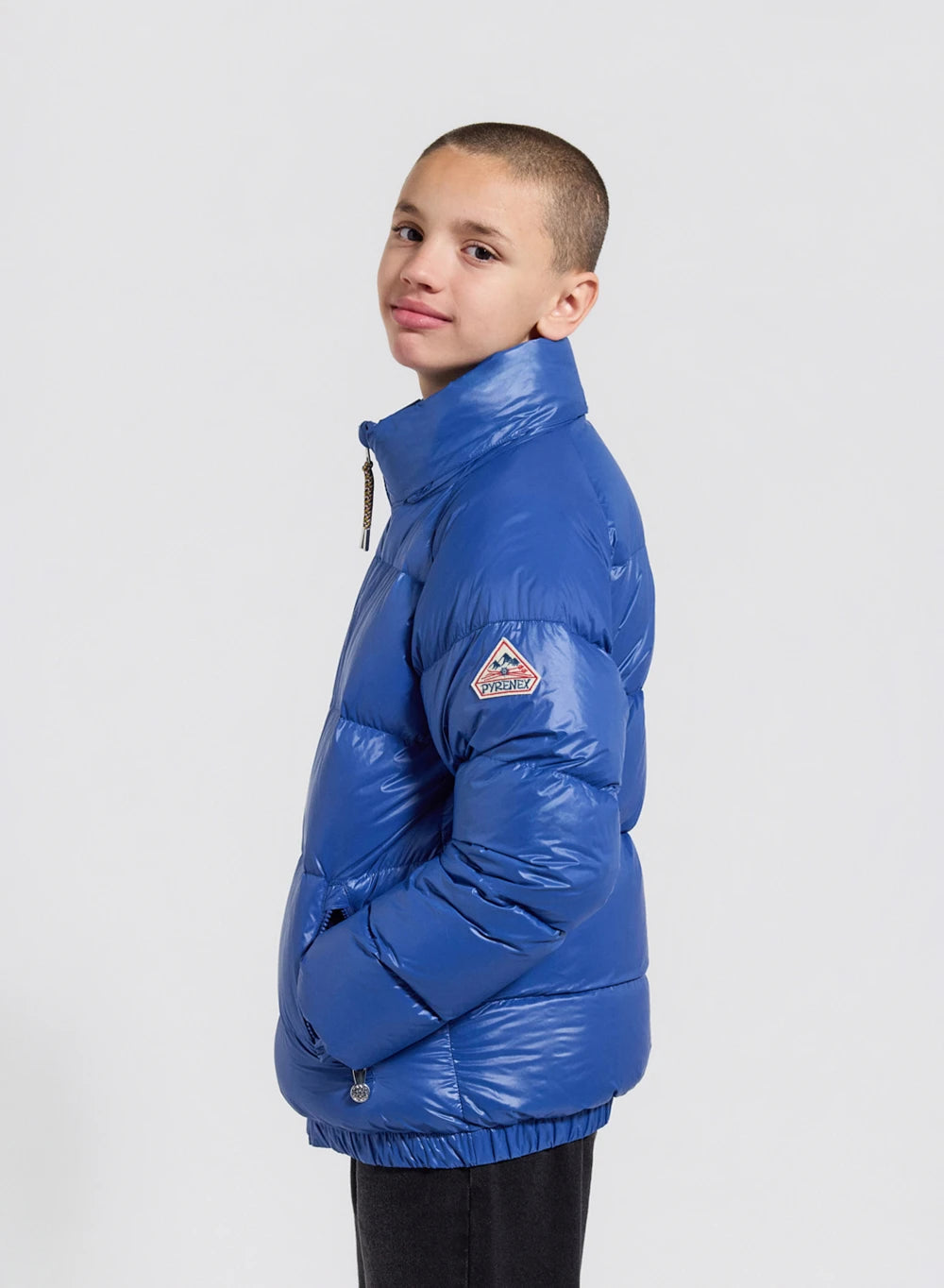 Children's blue Vintage Mythic down jacket by Pyrenex