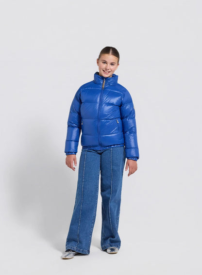 Children's blue Vintage Mythic down jacket by Pyrenex