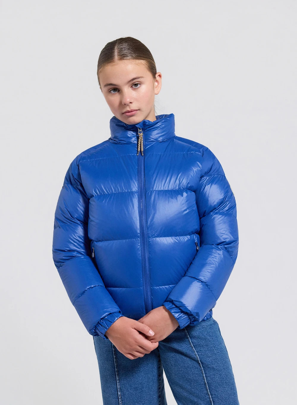 Children's blue Vintage Mythic down jacket by Pyrenex