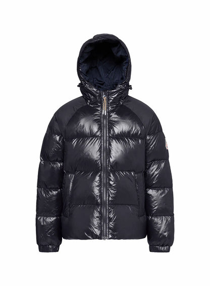 Pyrenex Sten black children's hooded down jacket