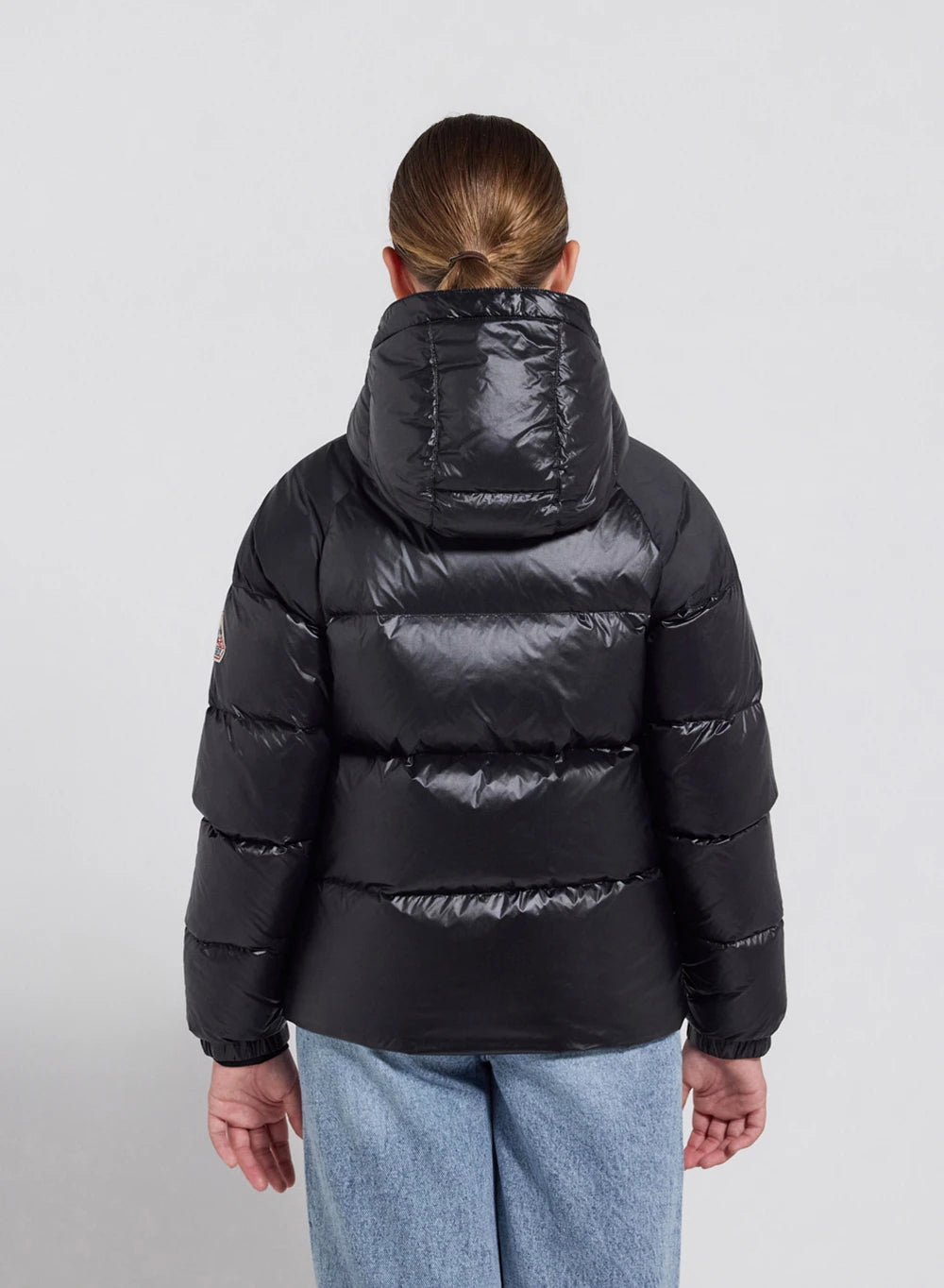Pyrenex Sten black children's hooded down jacket