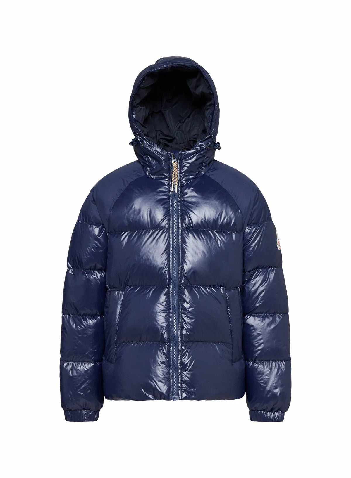 Pyrenex Sten navy blue children's hooded down jacket