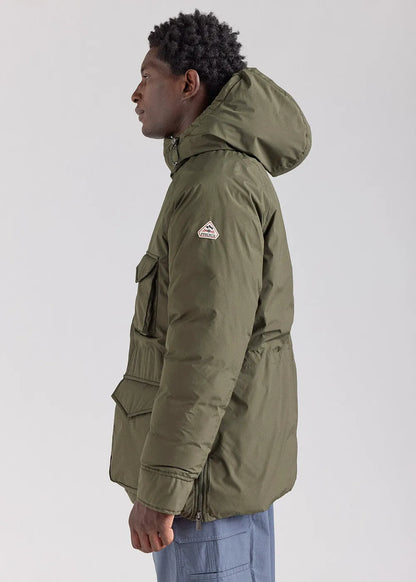 Men's Pyrenex Bazus parka in natural khaki down