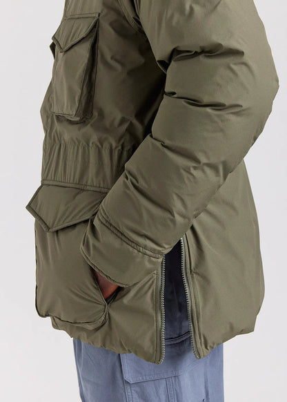 Men's Pyrenex Bazus parka in natural khaki down