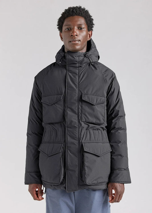 Men's parka Pyrenex Bazus in natural down black
