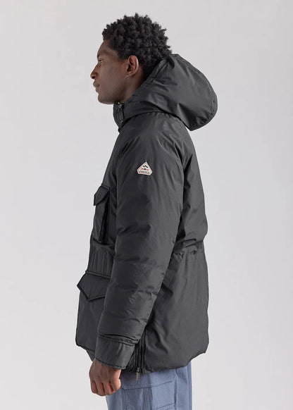 Men's parka Pyrenex Bazus in natural down black