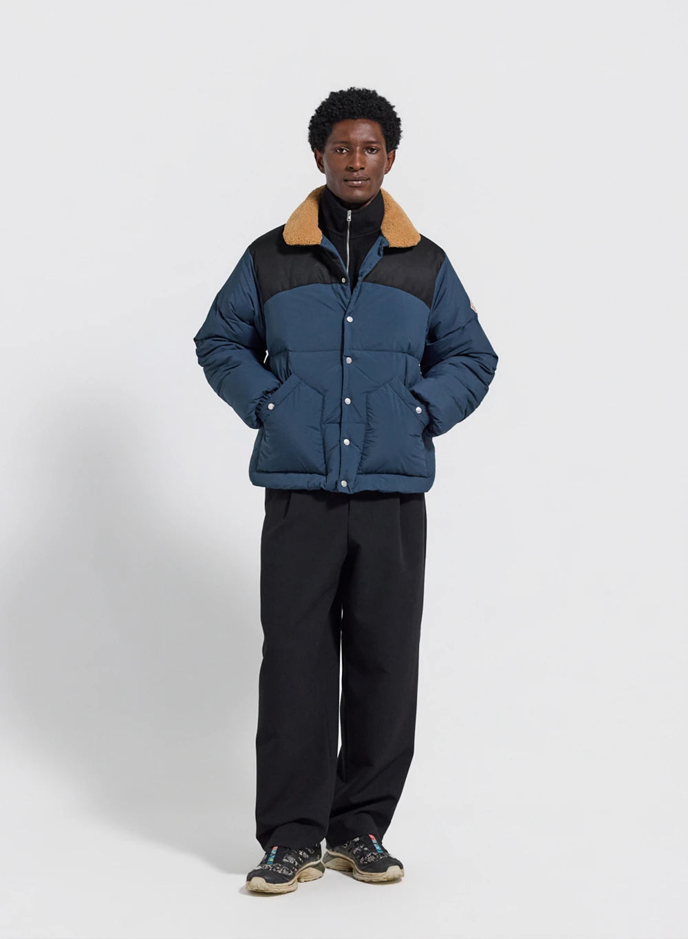 Pyrenex Fiery petrol blue winter down jacket