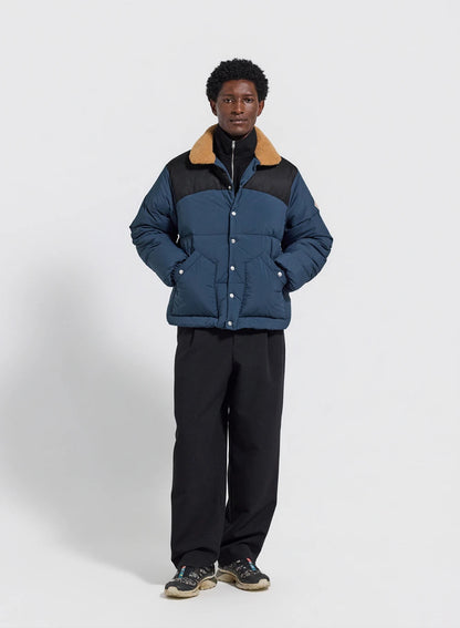 Pyrenex Fiery petrol blue winter down jacket