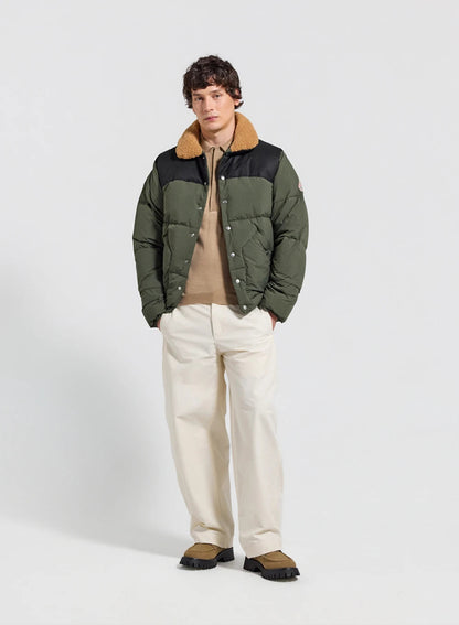 Winter down jacket Pyrenex Fiery dark khaki
