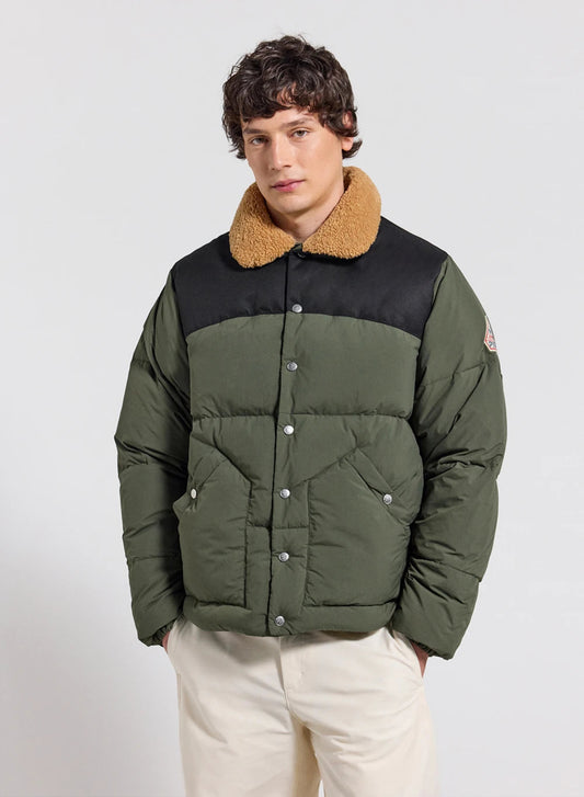 Winter down jacket Pyrenex Fiery dark khaki
