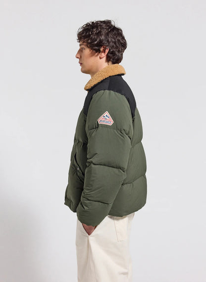 Winter down jacket Pyrenex Fiery dark khaki