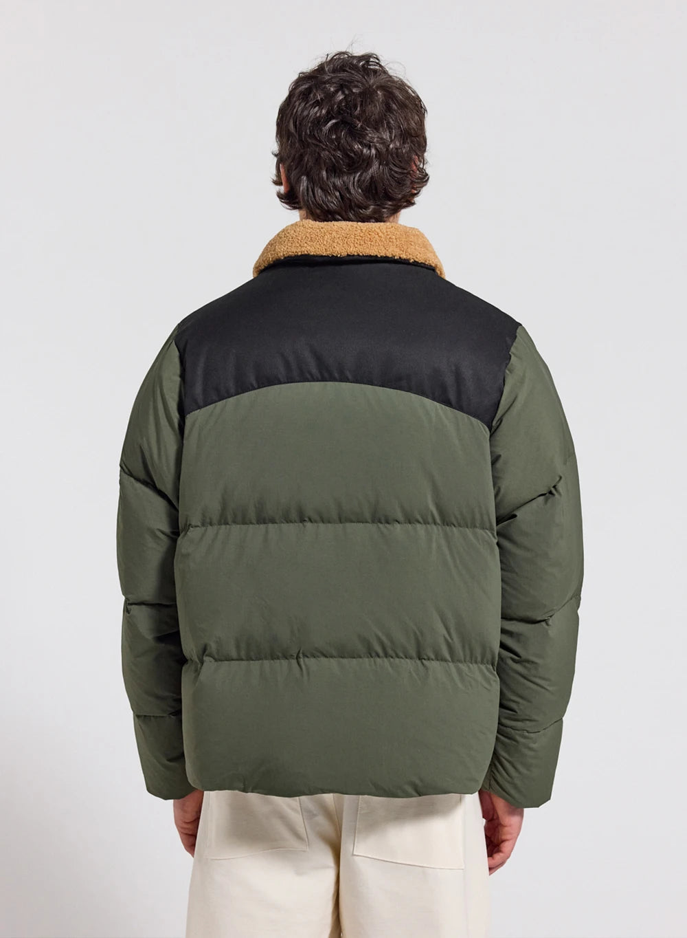 Winter down jacket Pyrenex Fiery dark khaki