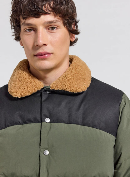 Winter down jacket Pyrenex Fiery dark khaki