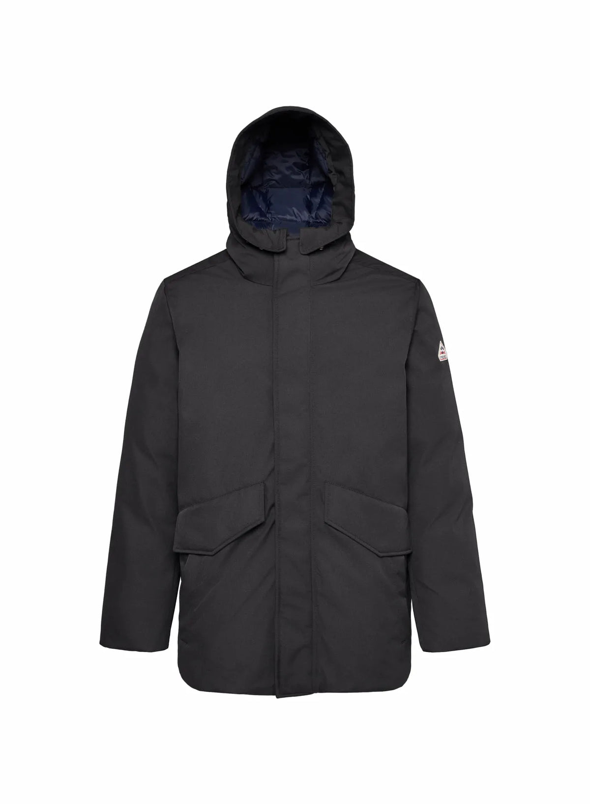 Quilted hooded men's parka Pyrenex Fingal black