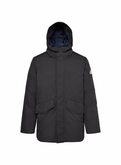 Quilted hooded men's parka Pyrenex Fingal black