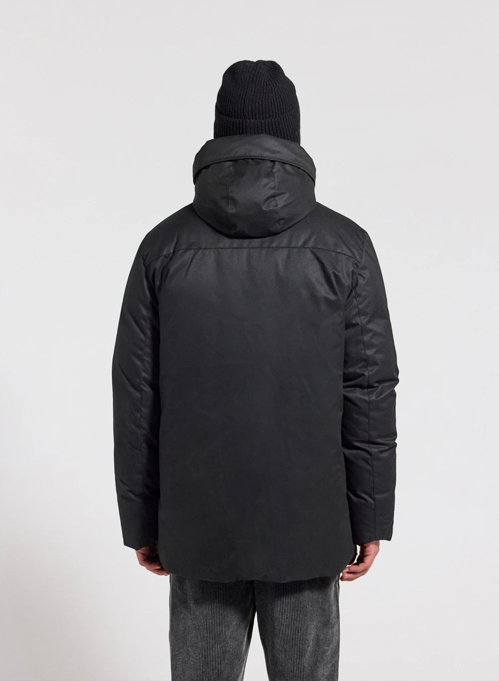 Quilted hooded men's parka Pyrenex Fingal black