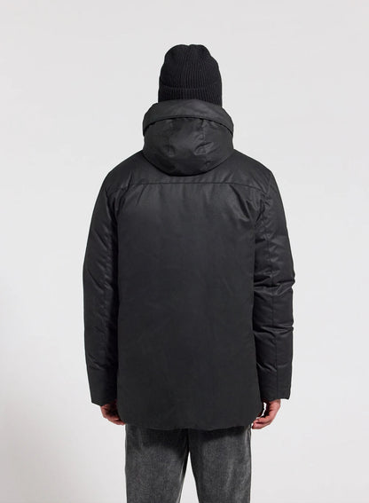 Quilted hooded men's parka Pyrenex Fingal black