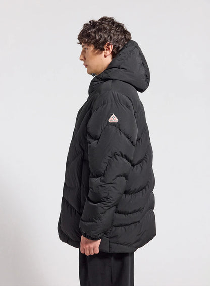 Men's hooded down jacket Pyrenex Mourtis black