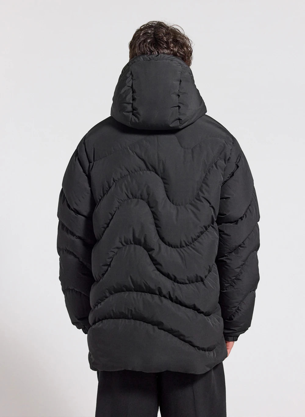 Men's hooded down jacket Pyrenex Mourtis black