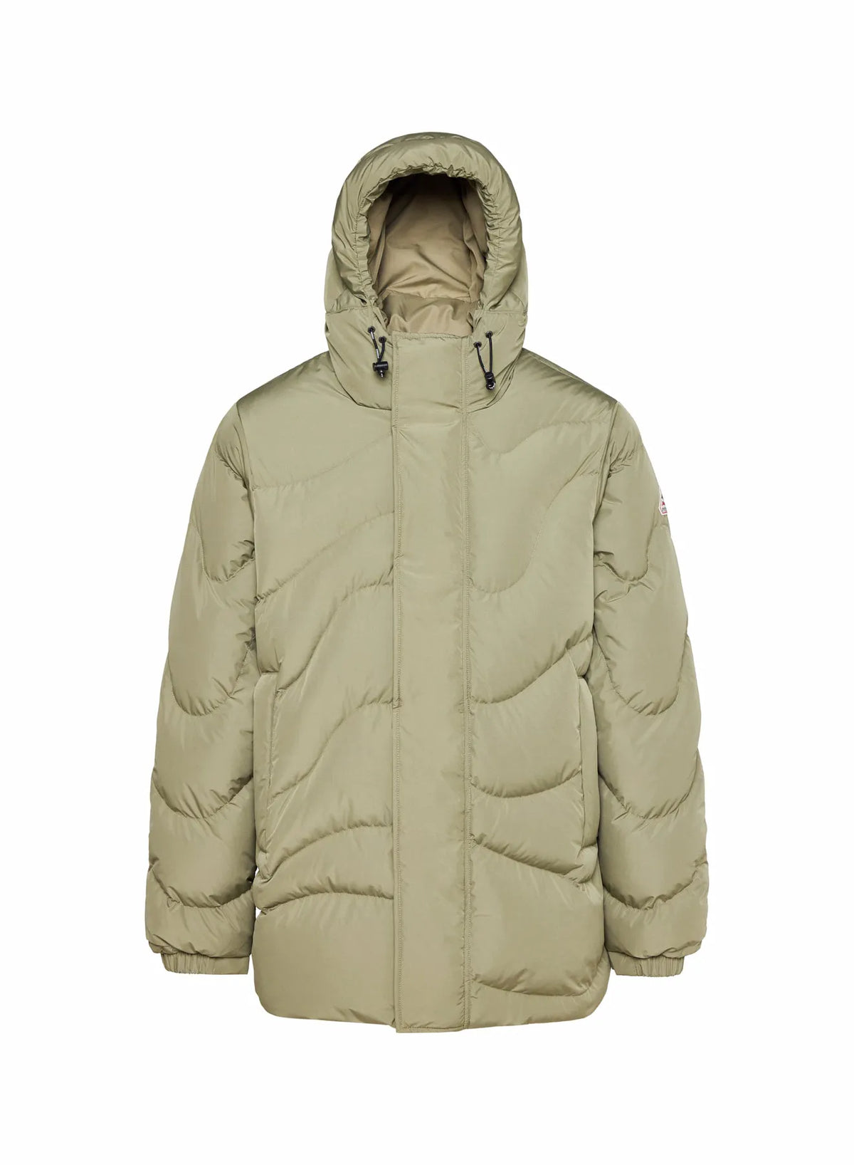 Men's hooded down jacket Pyrenex Mourtis light khaki
