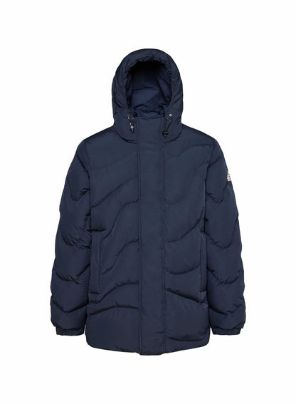 Pyrenex Mourtis dark blue hooded down jacket for men