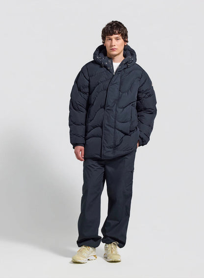Pyrenex Mourtis dark blue hooded down jacket for men