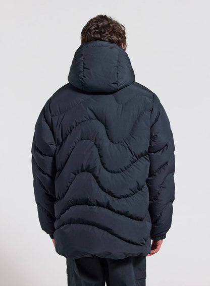 Pyrenex Mourtis dark blue hooded down jacket for men