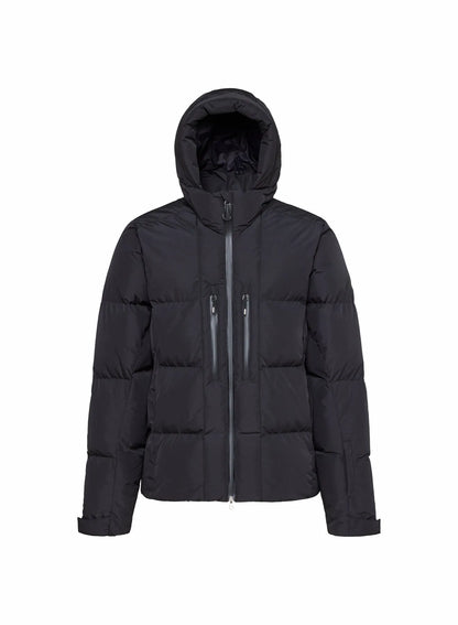 Men's hooded down jacket Pyrenex Impulse black