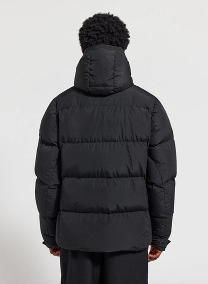 Men's hooded down jacket Pyrenex Impulse black