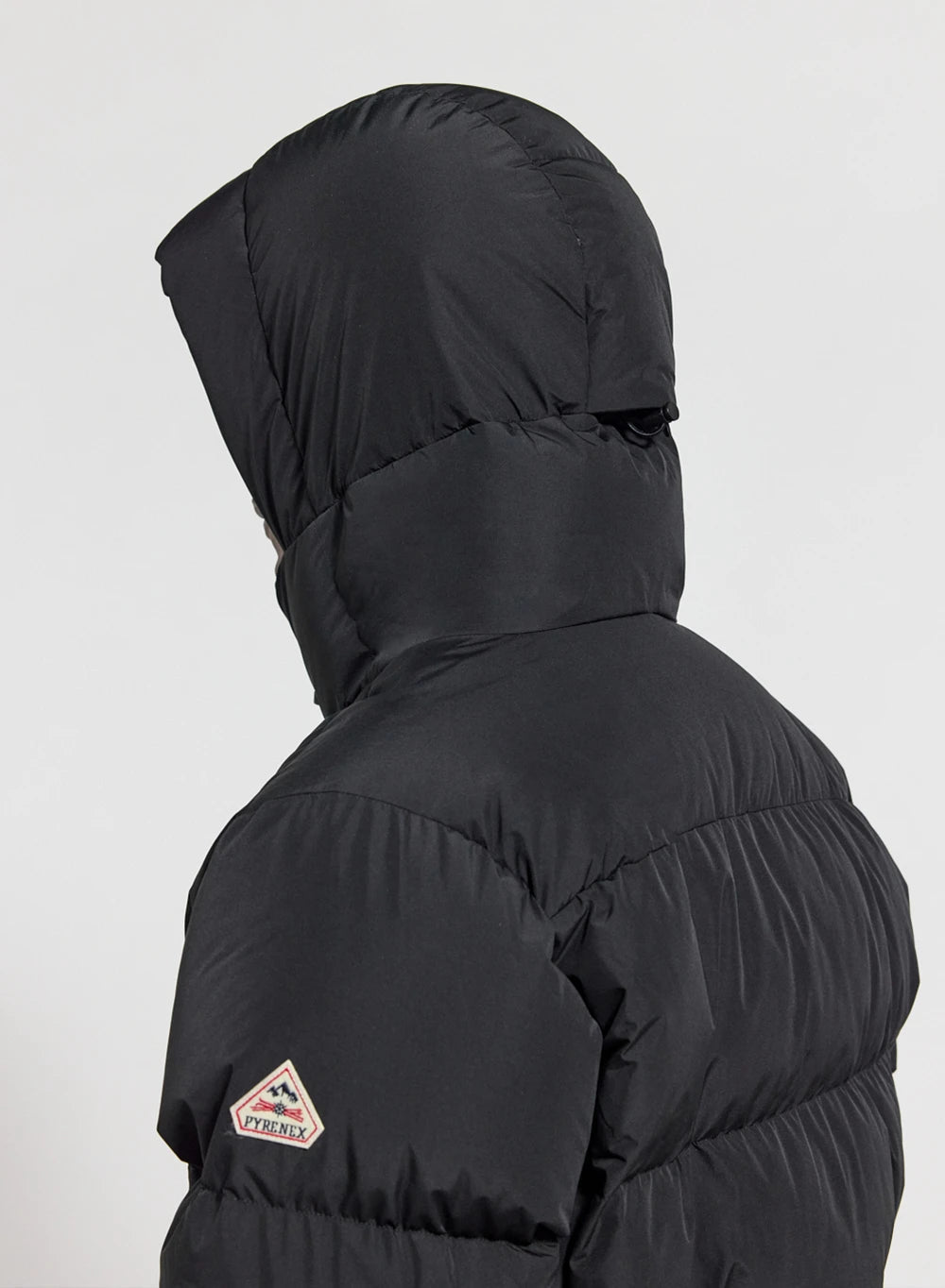 Men's hooded down jacket Pyrenex Impulse black