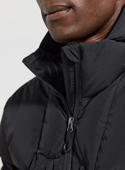 Men's hooded down jacket Pyrenex Impulse black